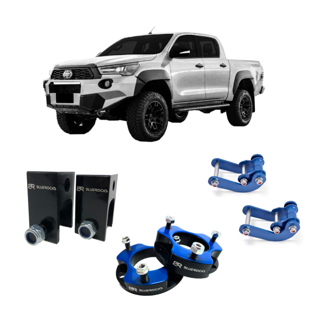 KIT LIFT HILUX 2016 A 2023 2 POLEGADAS COM JUMELO – Blue Rocks